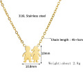 Shangjie oem joyas fashion men mirs девочка из нержавеющей стали украшений на заказ ожерелья для пары с золоты